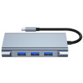 Siete en un PD87W Multi USB Hub Hub