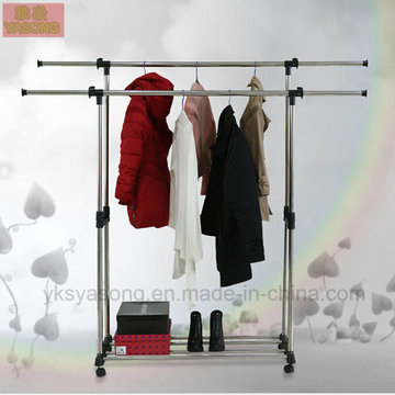 Metal Garment Rack Balcón Ropa Secado Rack Metal Ropa Rack