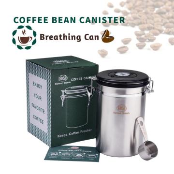 Pot de stockage de café de 22 oz avec cuillère