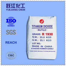 De Calidad Superior Rutilo Titanium Dioxide R1930 para el caucho