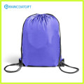 Promocional Logotipo Impresso Nylon Drawstring Backpack