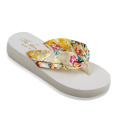 Frauen Strand Wedge Flip Flops Sandalen