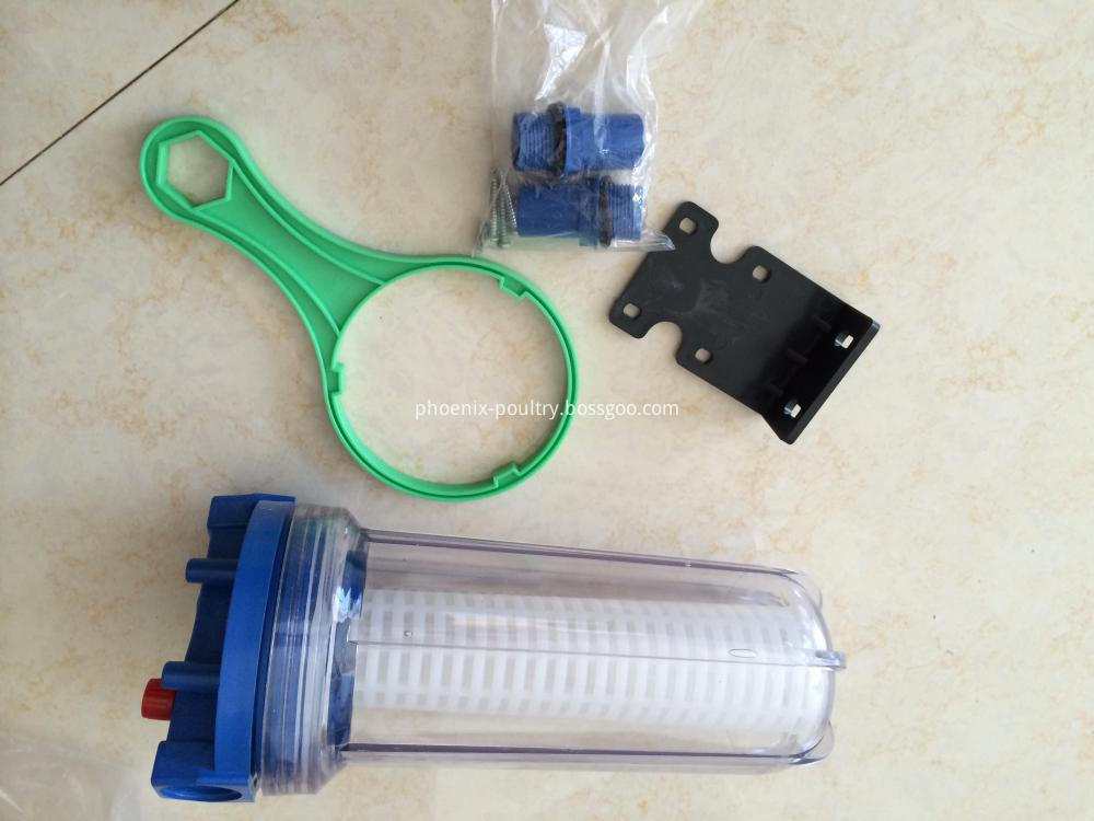 Automatic Small Bore Water Filter For Poultry Drinking System