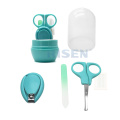 high quality small cute baby safe scissors nail clipper manicure care set safety cutter care set