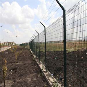 Garden Power Coated 3D Triangle Bending Fence Panel