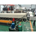 plastic recycling granule single screw extruder line