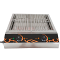 Double electric oven is made of stainless steel