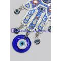 Blue Hamsa Evil Eye Charm Amulet Hanging car Wall Decoration for Protection