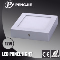 Hot Sale 12W LED Surface Panel Light avec CE (Square)