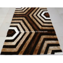 Tapis Shaggy modernes en polyester de haute qualité avec effets 3D