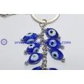 Evil Eye grapes hanging heart-shaped key chain factory wholesale