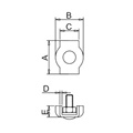 Wire Rope Clip Wire Clamp Single Stainless Steel