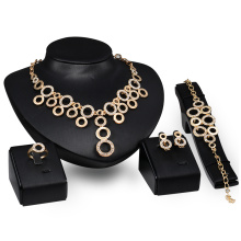 Ensembles de bijoux en or exagérés de style européen (C-XSST0064)