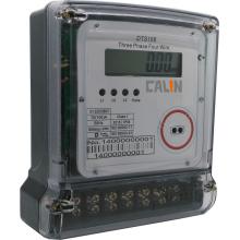 Trois phases Four Wires Multi Tariff Electricity Energy Meter