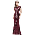 Women Sequins Prom Bridesmaid Dress