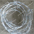 Aluminum-clad steel barbed wire