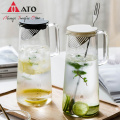 ATO -Glaswasserkessel mit Filterteekötchenkessel
