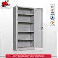 Metal office cupboard with 4 shelves