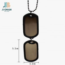 Good Quality Wholesale Custom Blank Dog Tag with Rubber