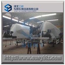 Conoid Shape Cement Tanker 40000L Dry Bulk Tank Trailer