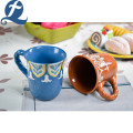 Hot Selling Colorful Painting Coffee Mug With Handle