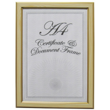 Golden A4 Document Frame