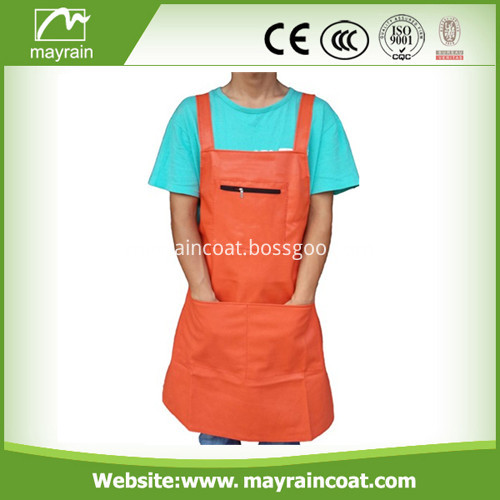 Red Color PU Apron