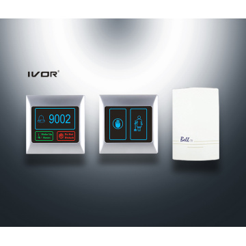 Panel de timbre del sistema del timbre del hotel con el número de la habitación en marco del esquema del metal (SK-dB2000SYS-R)