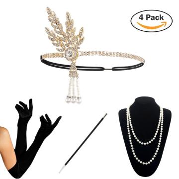 1920 Accessories Set KQueenStar 1920s Flapper Costume