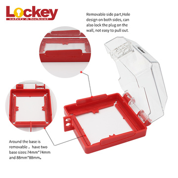 Plastic Emergency Wall Switch Button Lockout