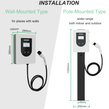 Chargeur de voiture mural 11kw AC Type 2