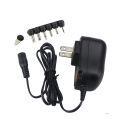 12W Manual Wall Adapter with 6 DC Tips