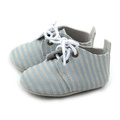 New Styles Stripe Leder Baby Oxford Schuhe Großhandel