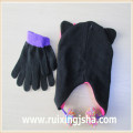 Fashion filles bestiole des ensembles Bonnet et gants en tricot
