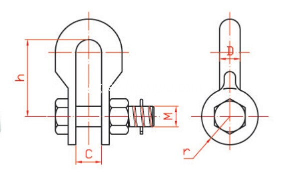 U-7 shackle