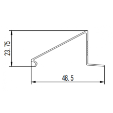 HRB52 Anpassen Aluminium Casemetn Fensterprofilform