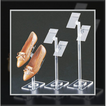 Transparente Acrylic Shoe Display Rack Venta al por mayor