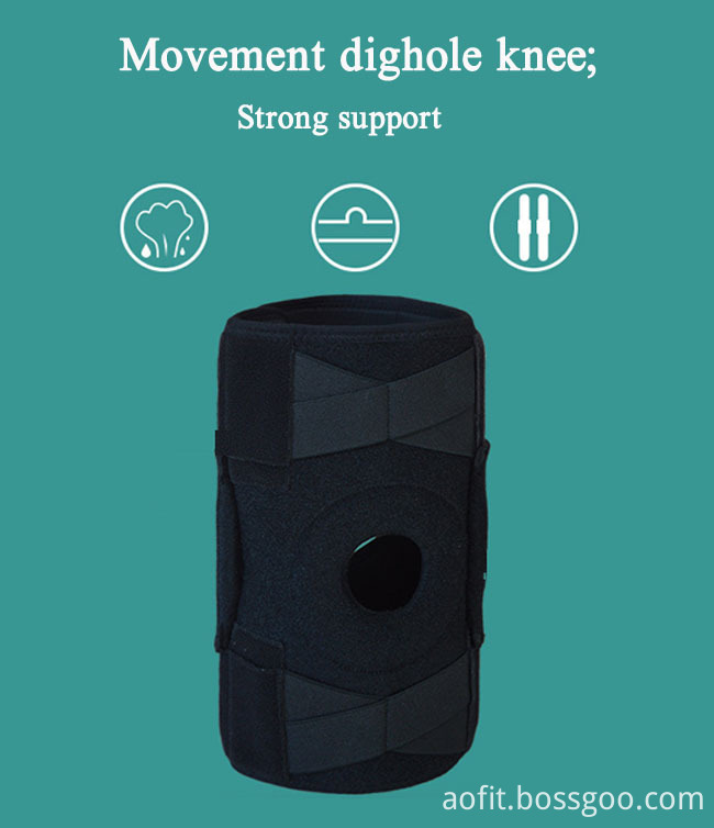 Knee Support Sleeve For Weightlifting And Fitness