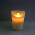 White Romantic LED Simulation Remote Control Candle Lamp for Restaurant