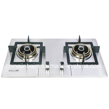 2 Queimador 730length Aço Inoxidável Built-in Hob