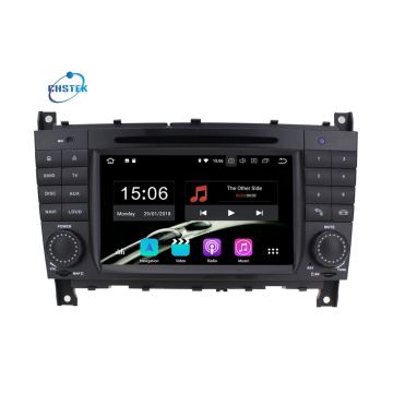 Android Double Din GPS Benz C-Class W203