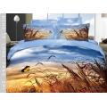 100% Cotton Reactive  Printed  Fabric  Twill  for Comforter Sets