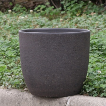 Mini Grey Clay Flowerpot Flower Pots