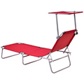 Canopy Folding Aluminium Sun Outdoor Beach Bed