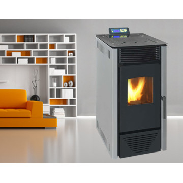 8kw, Auto Feeding, Auto Ignite, Indoor Using Wood Pellet Stove (NB-PI) Grey