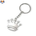 Chaveiro com coroa de metal personalizado princesa