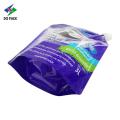 Chemical free fragrance liquid laundry detergent in plastic spout pouch packing bag