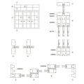 Aluminiumprofile 58mm Aluminiumschiebe