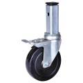 Medium Duty Square Stem Caster Rubber Scaffolding Wheel