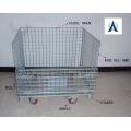 Foldable Collapsible Metal Steel Wire Mesh Storage Container